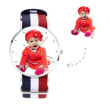 Unisex Custom Photo Watch, Nylon Strap