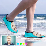 Custom Face Solid Color Diving Slip-on for sport Quick-Dry Shoes Beach Swimming Shoes Aqua Shoes Barefoot Shoes Outdoor Water Shoes