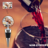 Custom Photo Lover Wine Bottle Stoppers