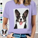 [Limited Time Offer] Custom Photo Classic Women's T-shirt with Personalized Pictures Women's All Over Print T-shirt (S-6XL)(10 Colors)