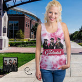 Custom Photo Tops We Graduated Women's All Over Print Tank Top Personalized Graduation Gift
