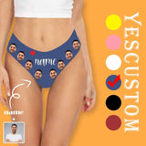 Custom Name&Face Underwear for Women Personalized Always Love Lingerie Women's Classic Thongs Funny Lovers Gift