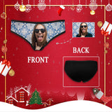 Custom Tongue Underwear Personalized Photo Women's All Over Print High-cut Briefs