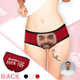 Custom Underwear with Face Personalized Fuck Toy Women's High-cut Briefs Valentine's Day Gift For Her