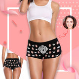 Personalized Face Women's Underwear Custom Super Mom Women's Boyshort Panties Gift for Her