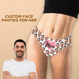 Personalized Underwear for Her Custom Face Mine Women's Classic Thongs Funny Lovers Lingerie Gift
