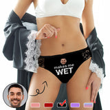 #Tiktok Best Panties Custom Womens Panties Wet Underwear Personalized Face Sexy Panties Women's Lace Panty