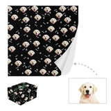 [Made In USA] Face Gift Wrapping Paper Custom Dog Bone Wrapping Paper 58
