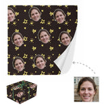 [Made In USA] Face Gift Wrapping Paper Custom Little Stars Wrapping Paper 58