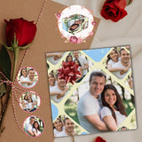 [Made In USA] Photo Gift Wrapping Paper Custom Love You Wrapping Paper 58