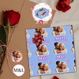[Made In USA] Photo&Text Gift Wrapping Paper Custom Romance Wrapping Paper 58